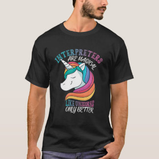 Interpreter wie Unicorns ASL T-Shirt