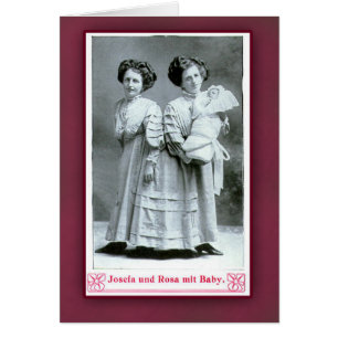 Interprètes de cirque de Josefa et de Rosa sur des