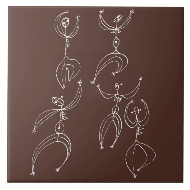 interpretierender Tanz Fliese (Vorderseite)