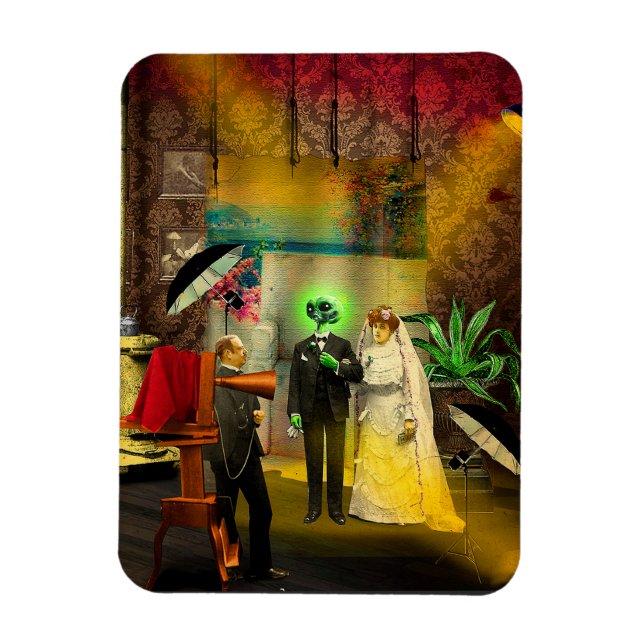 Interrassische Liebe Magnet (Vertikal)