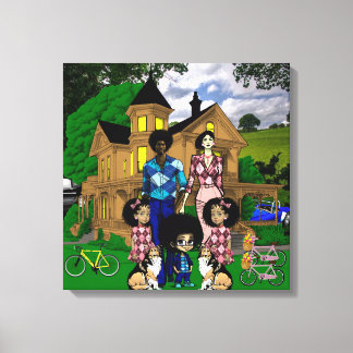 Interrazionale Mauer Art Leinwanddruck