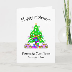 Interreligiöse Happy Holidays Card Karte