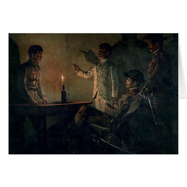 Interrogation d'un déserteur (Devant horizontal)