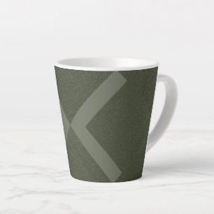 Intersecter X Moss Green Latte Mug - Personnalisé