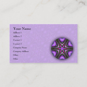 Intersectez le carte de visite de mandala