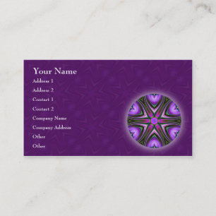 Intersectez le carte de visite de mandala