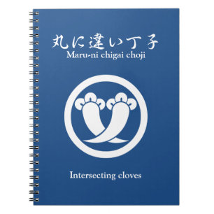 Intersecting cloves in circle notizblock