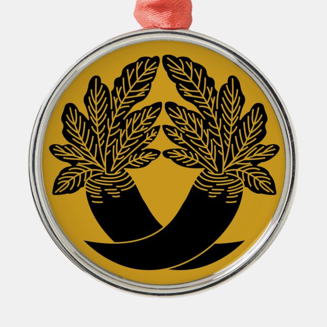 Intersecting radish silbernes ornament (Vorne)