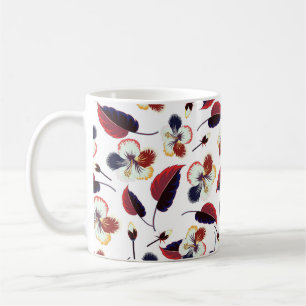 Intersektion der geschwungenen, eleganten, stilisi kaffeetasse