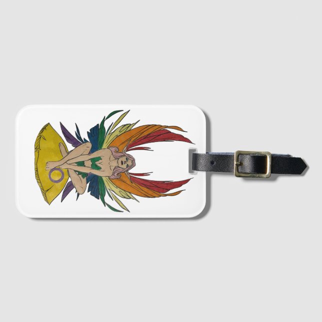 Intersex Faerie Gepäckanhänger (Vorderseite (Horizontal))