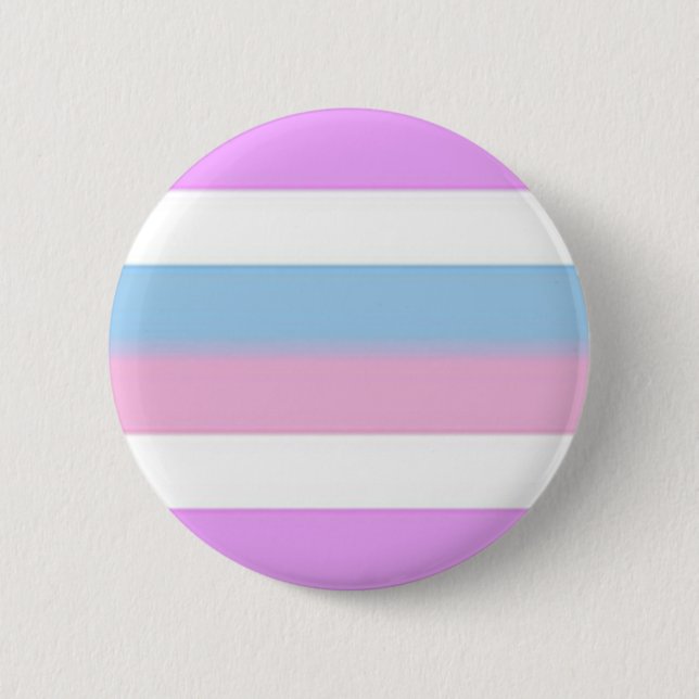intersex Flagge Button (Vorderseite)