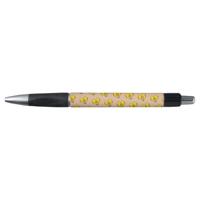 Intersex Heart Pattern Pen Kugelschreiber (Vorderseite)