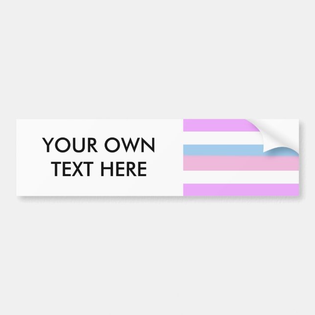 Intersex Pride Flag Autoaufkleber (Vorne)