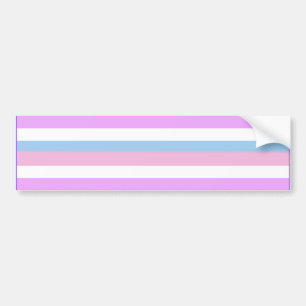 INTERSEX PRIDE FLAG BAR AUTOAUFKLEBER