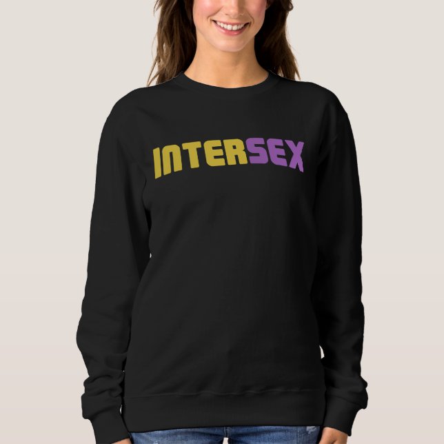 Intersex Pride Flag Intersex Pride Sweatshirt (Vorderseite)