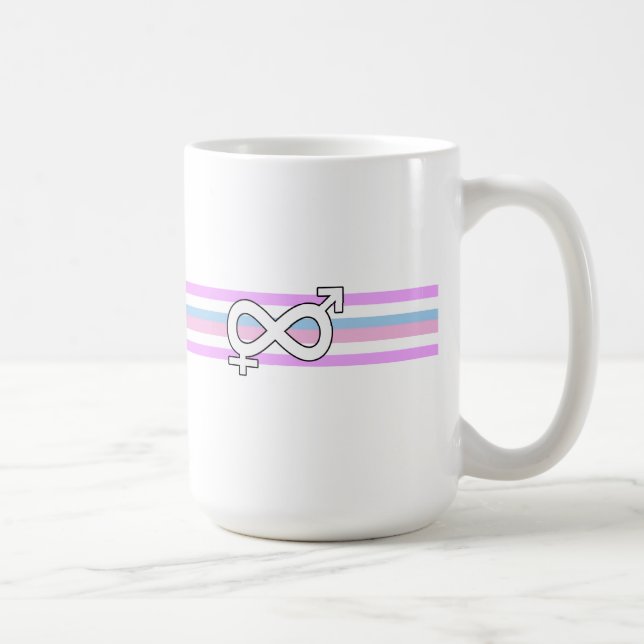 Intersex Pride Flag Kaffeetasse (Rechts)