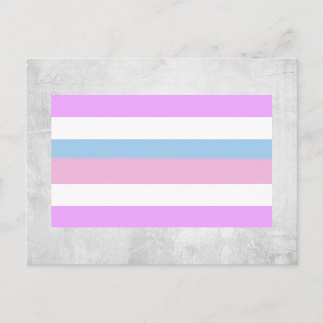 Intersex Pride Flag Postkarte (Vorderseite)