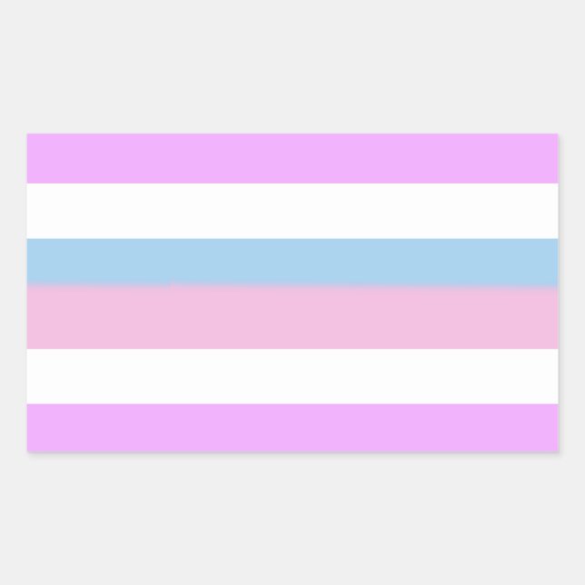 Intersex Pride Flag Rechteckiger Aufkleber (Vorderseite)