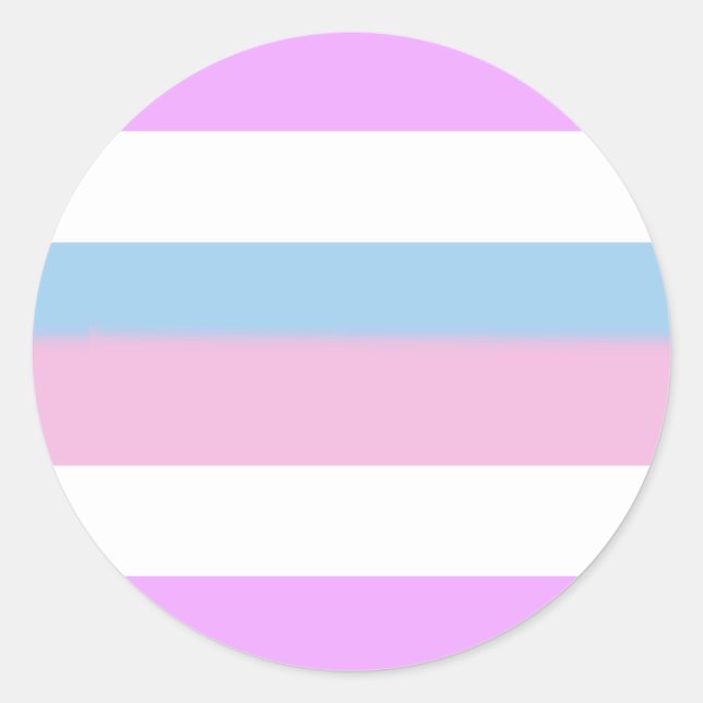 Intersex Pride Flag Runder Aufkleber (Vorderseite)