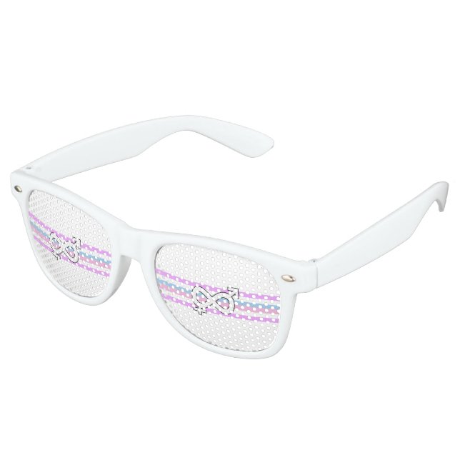 Intersex Pride Flag Sonnenbrille (Schrägansicht)
