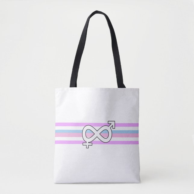 Intersex Pride Flag Tasche (Vorderseite)