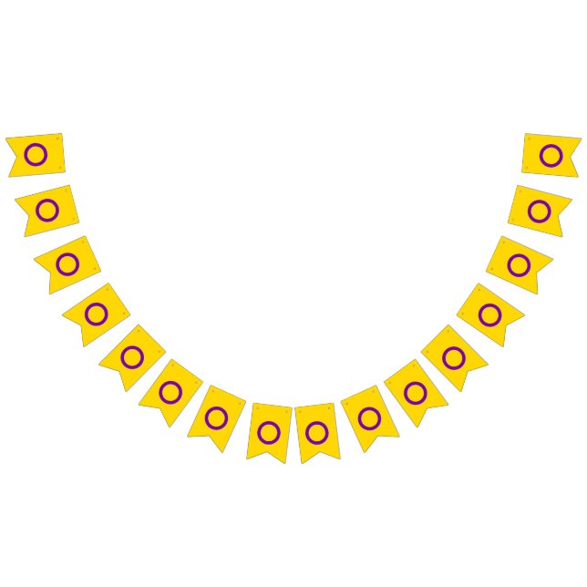 Intersex Pride Flag Wimpelkette (Alle)