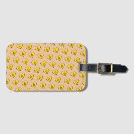 Intersex Pride Heart Pattern Luggage Tag Gepäckanhänger