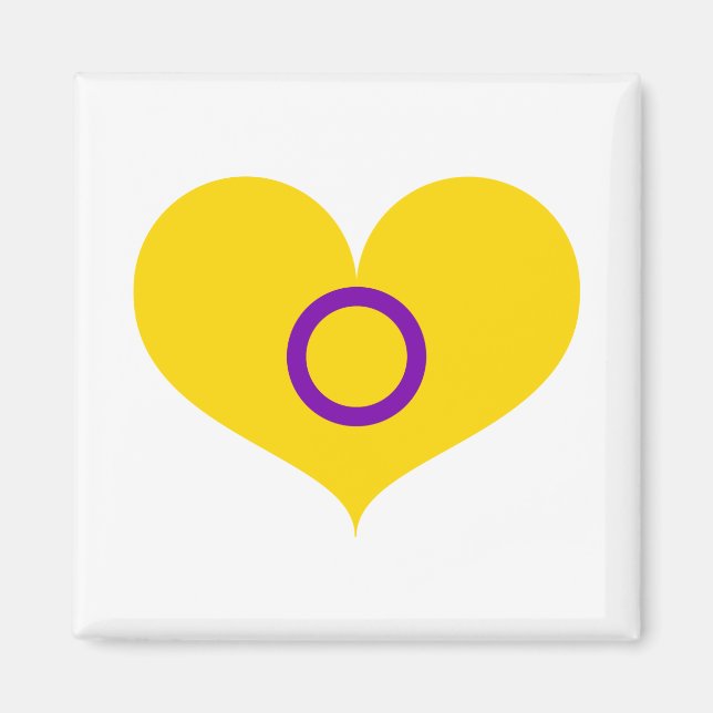 Intersex Pride Magnet (Vorne)