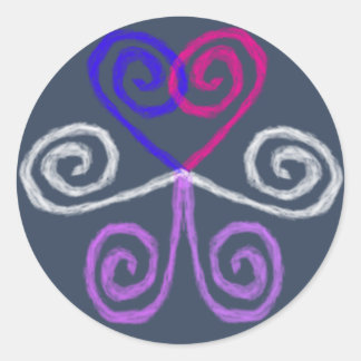 Intersex Pride Runder Aufkleber