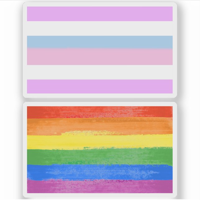 Intersex Pripes Aufkleber (Vorderseite)
