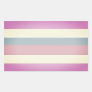 Intersex Pripes Rechteckiger Aufkleber