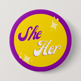 Intersex Sie/Ihre Pronos Button