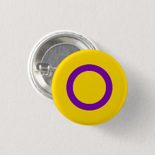 Intersex-Stolz-Flagge Button