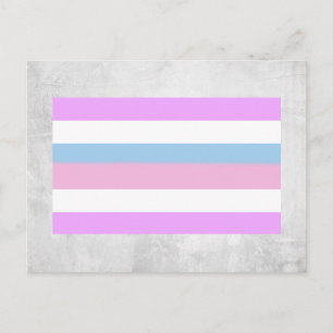 Intersex-Stolz-Flagge Postkarte