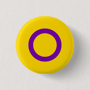 Intersex Stolz-Knopf (Kreis) Button