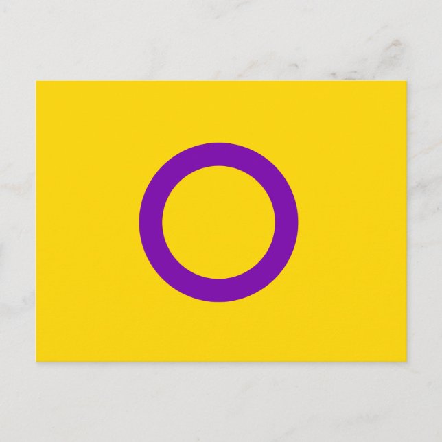 INTERSEX STOLZ POSTKARTE (Vorderseite)