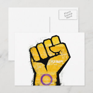 Intersex Stolzfaust Postkarte