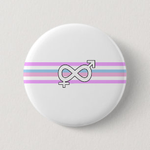 Intersex-Stolzflagge Button