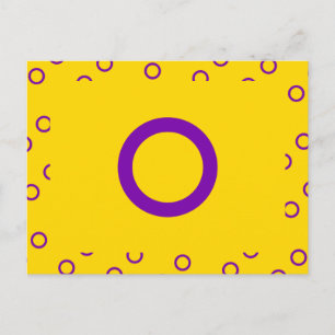 INTERSEX-STOLZFLAGGE POSTKARTE