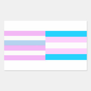 Intersex/Transport Stolz kennzeichnet Aufkleber