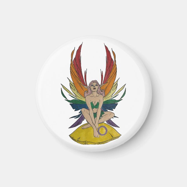 Intersexuelle Fee Magnet (Vorne)