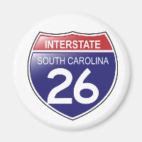 Interstate 26 South Carolina Magnet