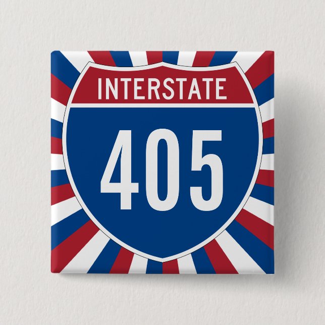 Interstate 405 button (Vorderseite)