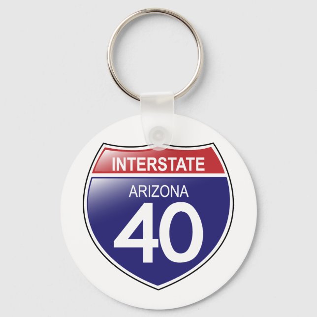 Interstate 40 im Schlüsselanhänger Arizona (Vorderseite)