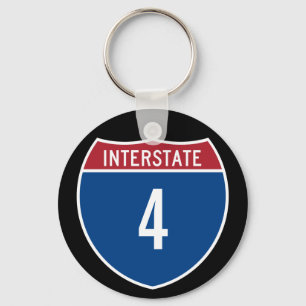 Interstate 4 schlüsselanhänger