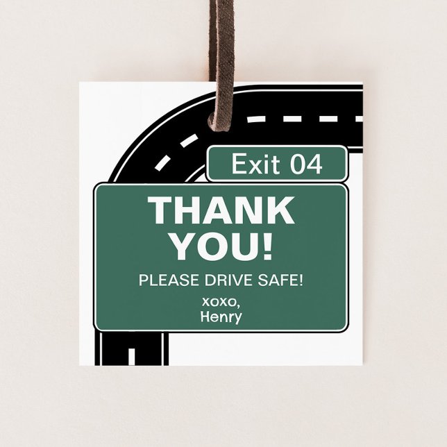 Interstate Birthday Favor Tag (Créateur téléchargé)