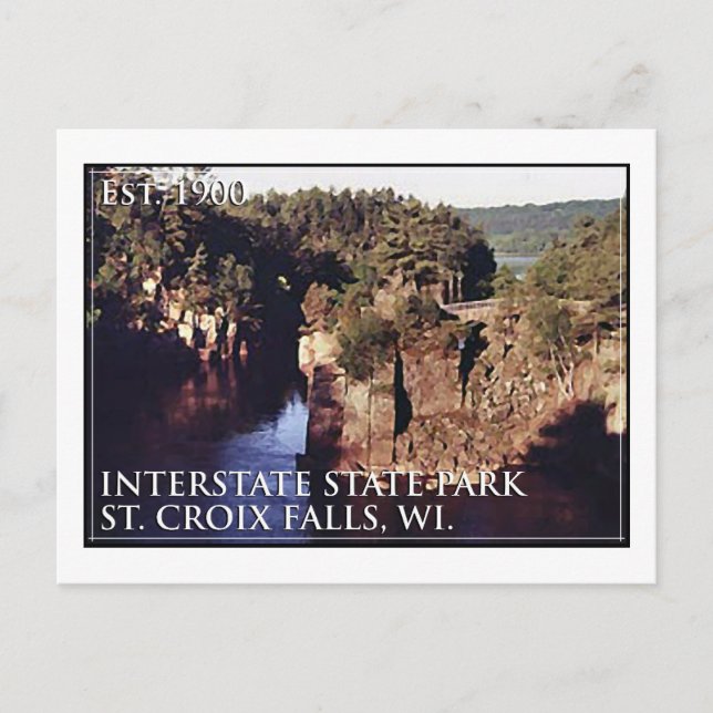 Interstate State Park Postkarte (Vorderseite)