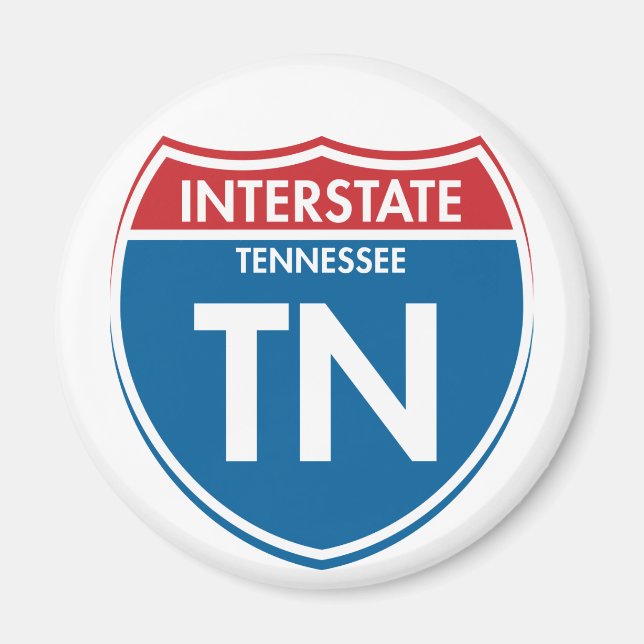 Interstate Tennessee TN Magnet (Vorne)