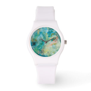 Interstellar   Aquamariner blauer Himmel Armbanduhr