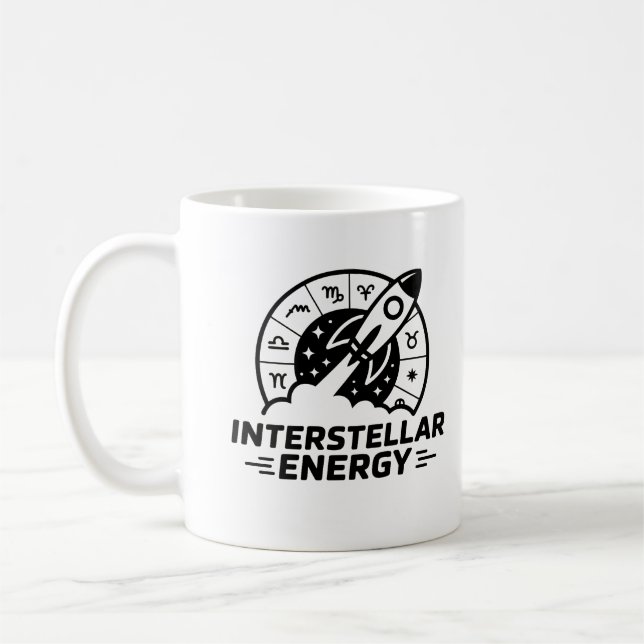 Interstellar Energy Tasse - Astrologie Rocket Cup (Links)